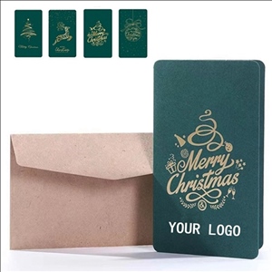 Gold Foil Merry Christmas Card
